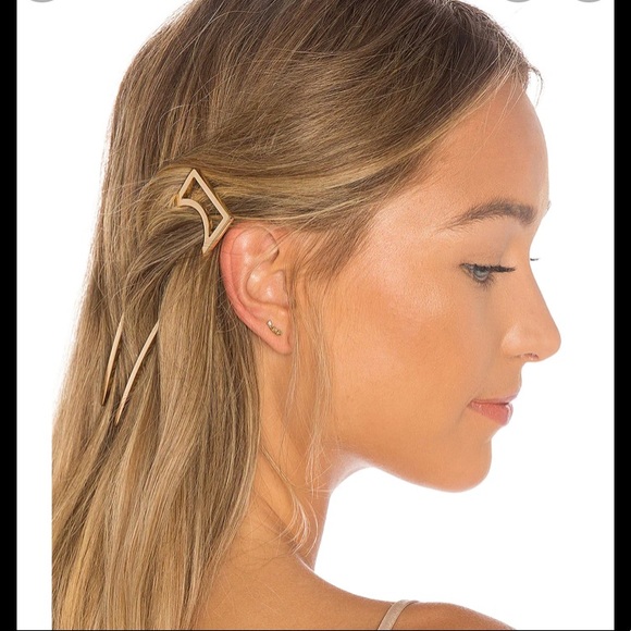 Oribe Geometric Gold Hair Stick - Picture 2 of 12